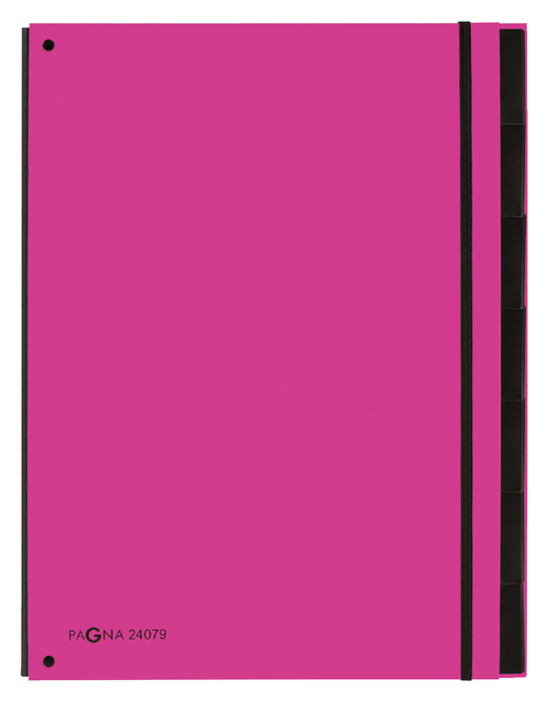 Trieur Pagna Trend A4 12 intercalaires rose foncé