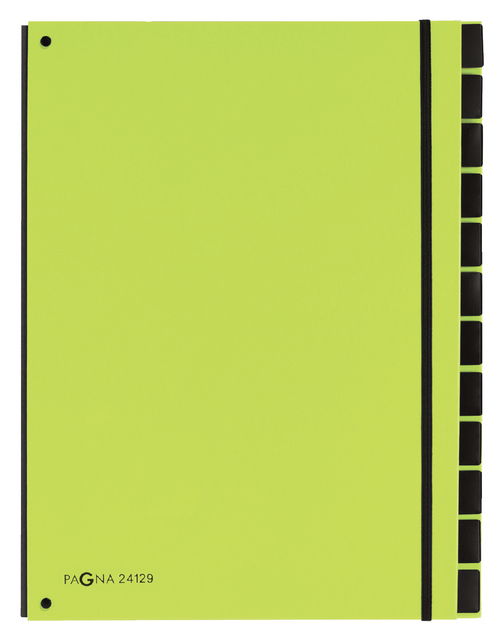 Trieur Pagna Trend A4 12 intercalaires vert pomme