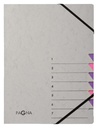 Sorteermap Pagna Easy A4 7 tabs paars lila