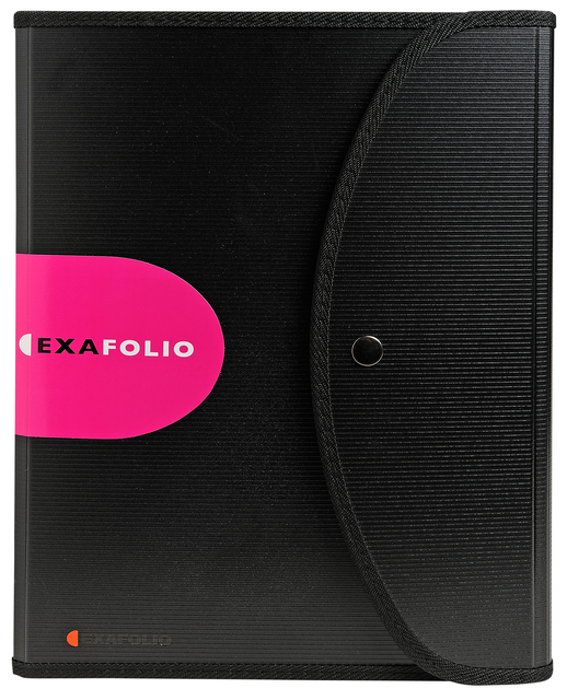 Trieur Exacompta Exactive Exacfolio A4 6 compartiments PP noir