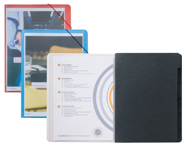 Trieur Djois A4 6 onglets 250g noir