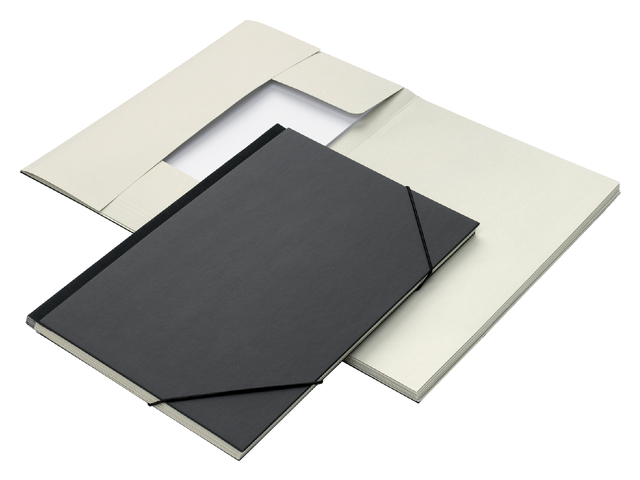 Dossier combiné Djois Folio 6 compartiments 240g noir