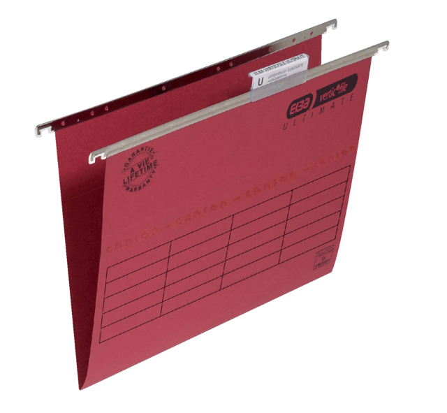 Hangmap Elba Verticfile Ultimate A4 V bodem rood