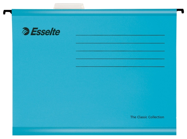 Dossier suspendu Esselte Classic A4 fond-V 345x240mm bleu