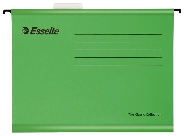 Dossier suspendu Esselte Classic A4 fond-V 345x240mm vert