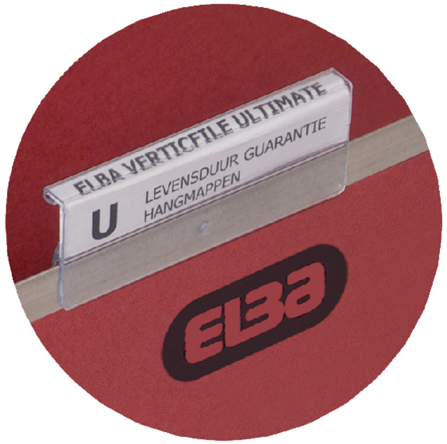 Ruiters Elba tbv vertifile hangmappen 65mm transparant 25 stuks