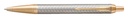 Stylo bille Parker IM Premium Warm Grey GT Medium