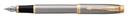 Stylo plume Parker IM Brushed Metal GT Medium