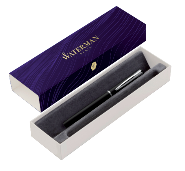 Stylo plume Waterman Allure Graduate Noir Laquer Fin