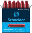 Inktpatroon Schneider din rood doos à 6 stuks