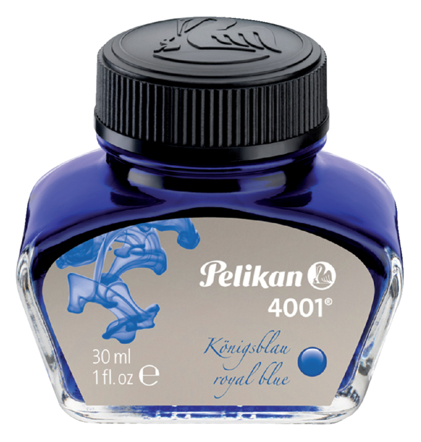 Encre pour stylo plume Pelikan 4001 30ml bleu roi