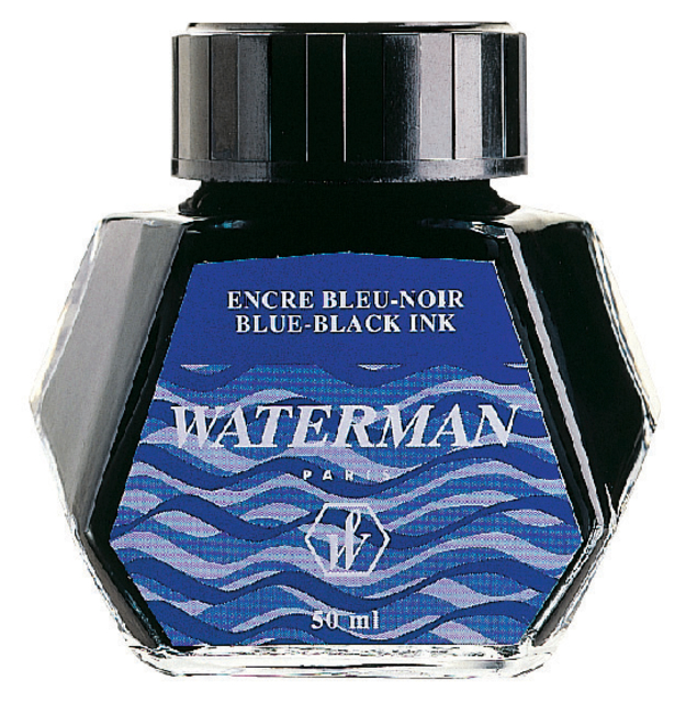 Vulpeninkt Waterman 50ml standaard blauw-zwart