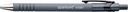 Balpen Quantore rubbergrip drukknop zwart medium
