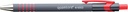 Stylo bille Grip Caoutchouc Quantore rétractable Medium rouge