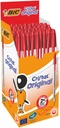 Stylo bille BIC Cristal Medium rouge
