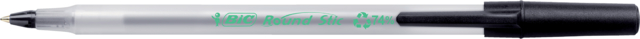 Stylo bille BIC Ecolutions Round Stic Medium noir