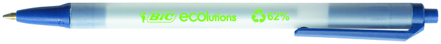 Stylo bille BIC Ecolutions Medium bleu