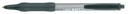 Balpen Bic soft feel grip clic medium zwart
