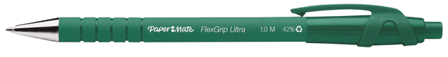 Stylo Bille Paper Mate Flexgrip Ultra Medium Vert