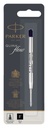Recharge stylo bille Parker Quinkflow Fin noir blister 1 pièce