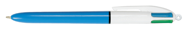 Stylo bille BIC 4 couleurs Medium bleu clair