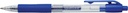 Gelschrijver Quantore grip drukknop 0.7mm blauw