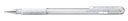Roller Encre Gel Pentel Grip K118 Medium blanc