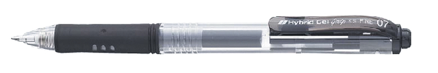 Gelschrijver Pentel K157 medium zwart