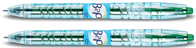 Stylo Gel PILOT Begreen B2P Medium vert