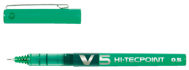 Rollerpen PILOT Hi-Tecpoint V5 fijn groen