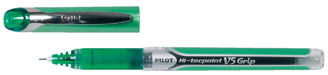 Rollerpen PILOT Hi-Tecpoint V5 Grip fijn groen