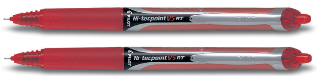 Rollerpen PILOT Hi-Tecpoint V5 RT fijn rood