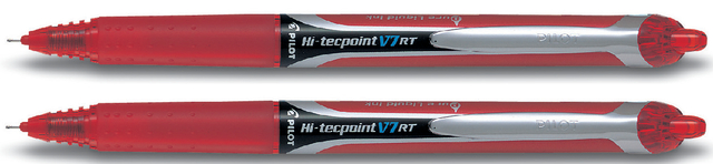 Rollerpen PILOT Hi-Tecpoint V7 RT medium rood