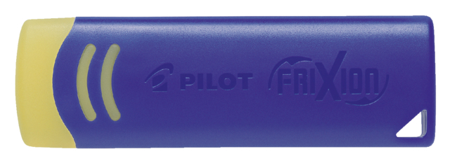 Gomme PILOT FriXion jaune avec enveloppe bleue