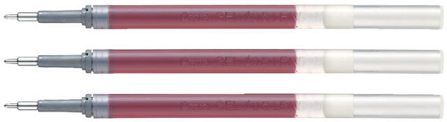 Recharge roller Pentel Energel LR7 Medium rouge