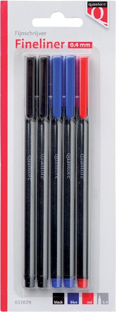 Fineliner Quantore 188 ogive 0.4mm assorti