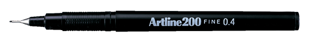 Fineliner Artline 200 ogive Fin noir