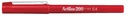 Fineliner Artline 200 rond fijn rood