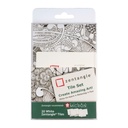 Kit dessin Sakura Zentangle blanc set 20 motifs