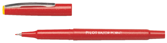 Fineliner PILOT Razor Point fijn rood