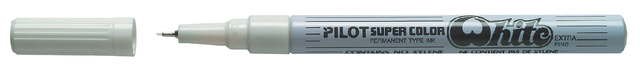 Marqueur PILOT Super Color Extra Fin blanc