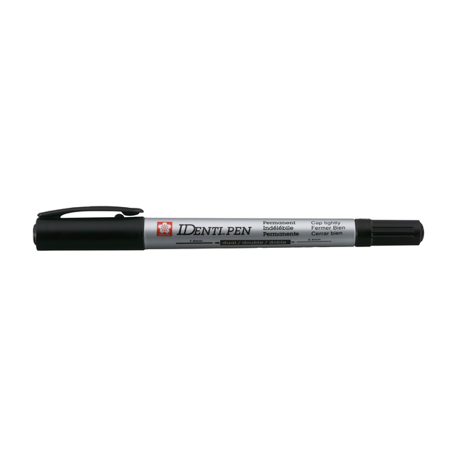 Viltstift Sakura IDenti-pen multifunctioneel zwart