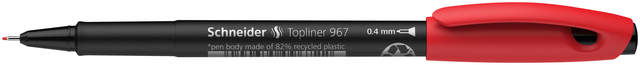 Fineliner Schneider 967 0.4mm rood