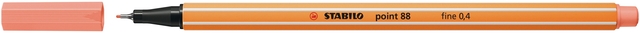 Fineliner STABILO point 88/26 fijn abrikoos