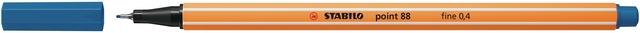 Fineliner STABILO point 88/41 Fin bleu