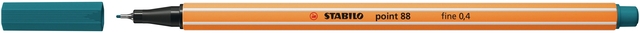 Fineliner STABILO point 88/51 fijn turquoiseblauw