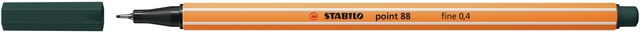 Fineliner STABILO point 88/63 Fin vert terre