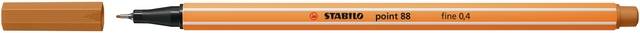Fineliner STABILO point 88/89 Fin ocre foncé