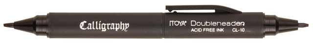 Feutre-calligraphe Itoya CL10 1,5mm-3mm noir