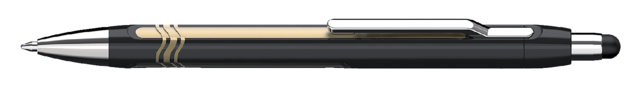 Stylo bille Schneider Stylus Epsilon Touch Extra large noir/or